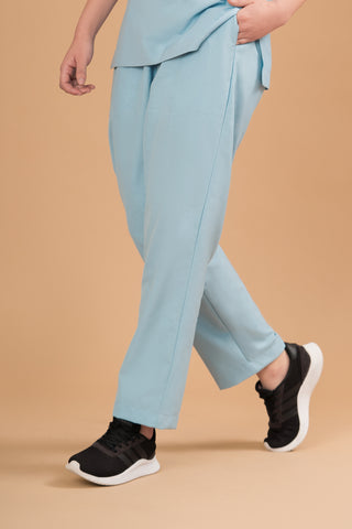 Baby Blue  Scrub Pants- Elite Elegance
