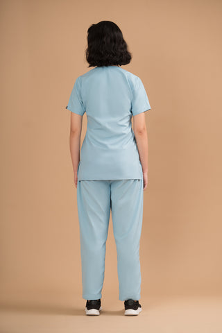 Baby Blue  Scrub Pants- Elite Elegance