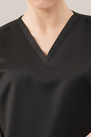 Immortal Black Scrub Top- Crème Comfort